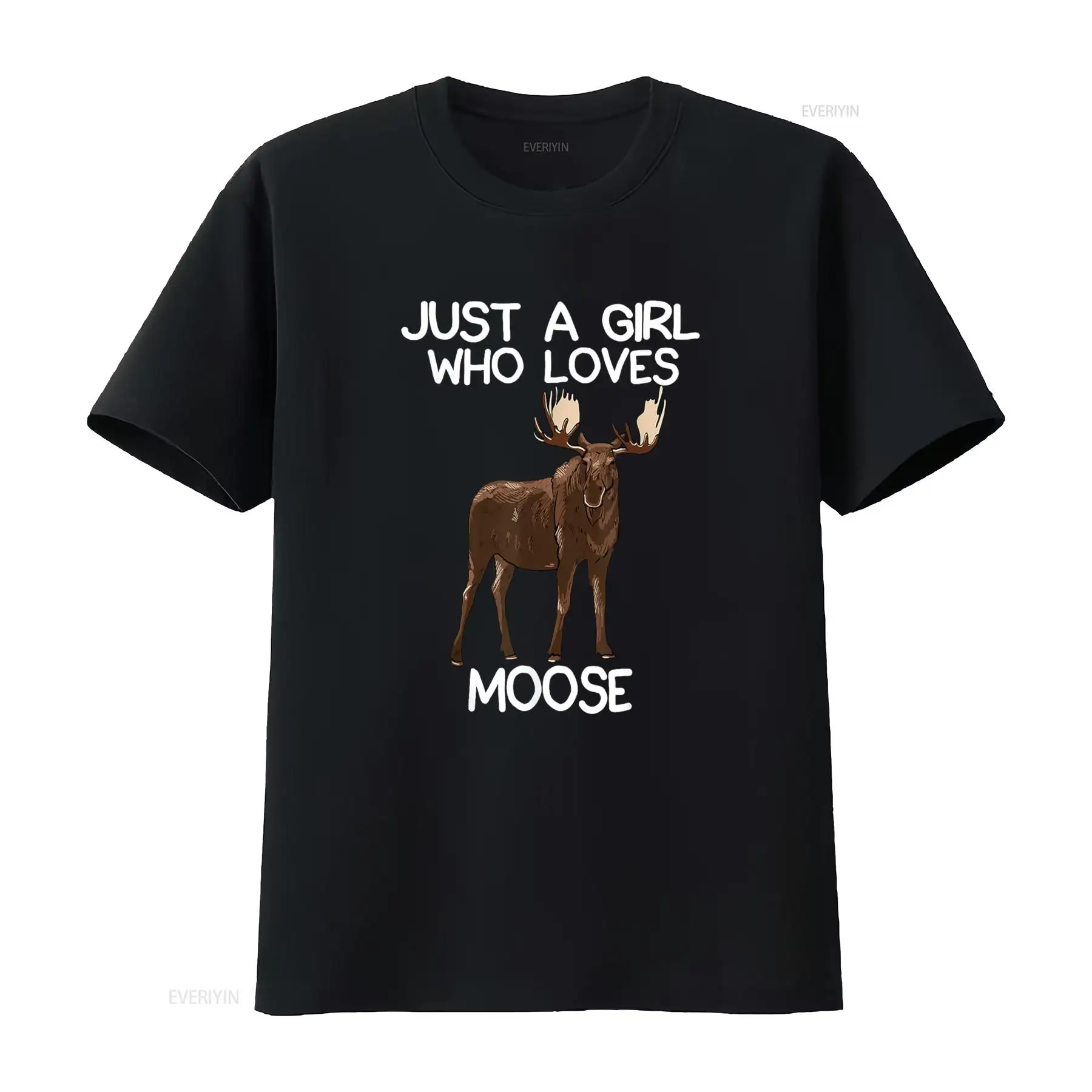 Vintage Fashion Quotes - Just A Girl Who Loves Moose