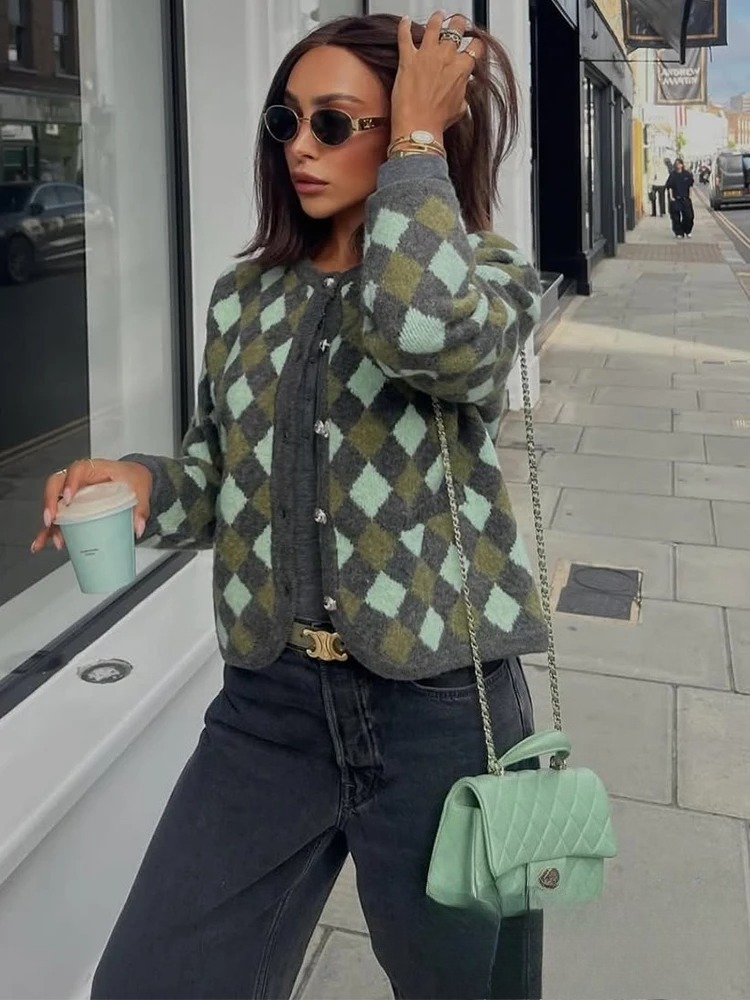 Crop Cardigan Vintage - KONDALA Vintage Casual Chic Women Sweater
