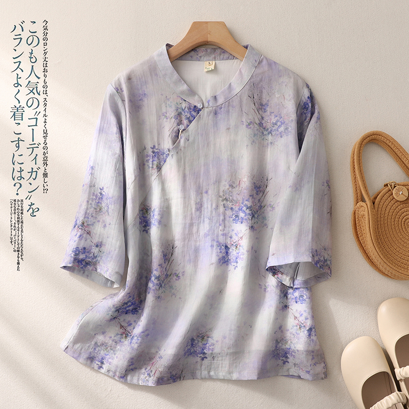 Vintage Fashion Meaning - New Vintage Style Cotton Linen Shirt