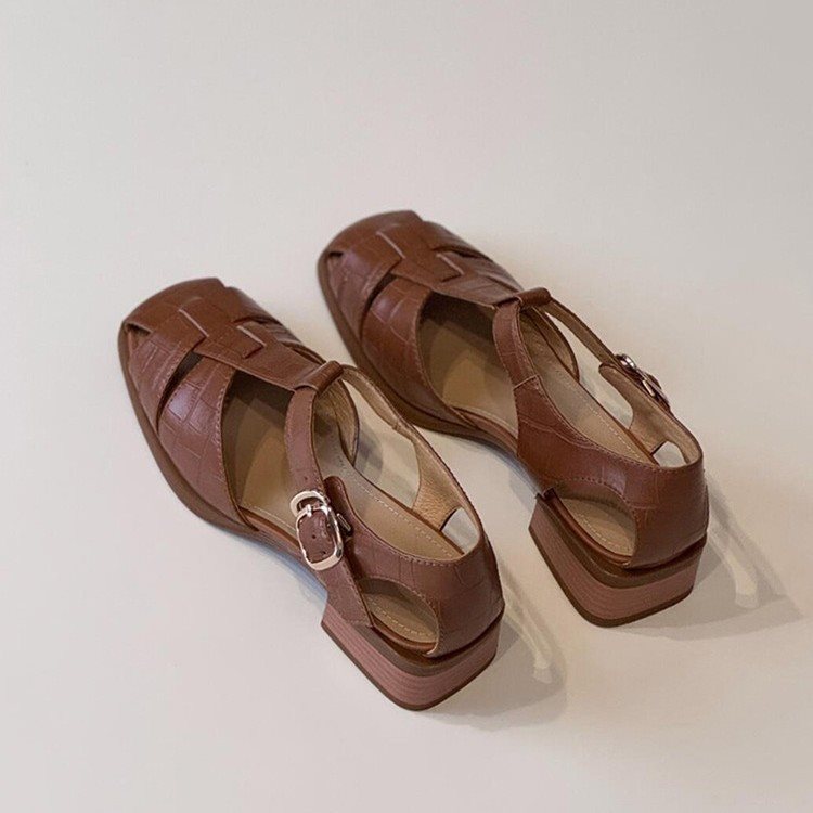 Vintage Women Fashion - Women's Sandals Summer New Fashion Weave