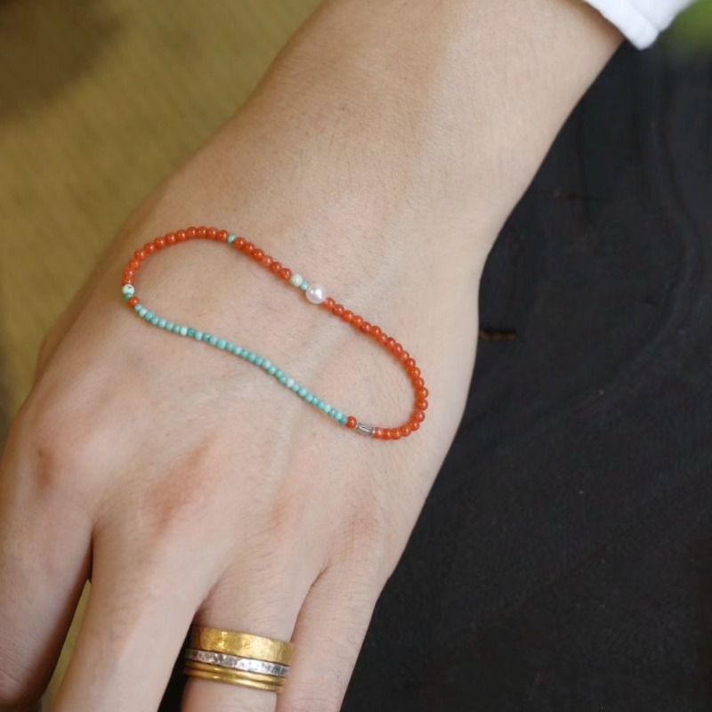 Vintage Fashion Meaning - Chinese Style Fine Rice Bead Natural
