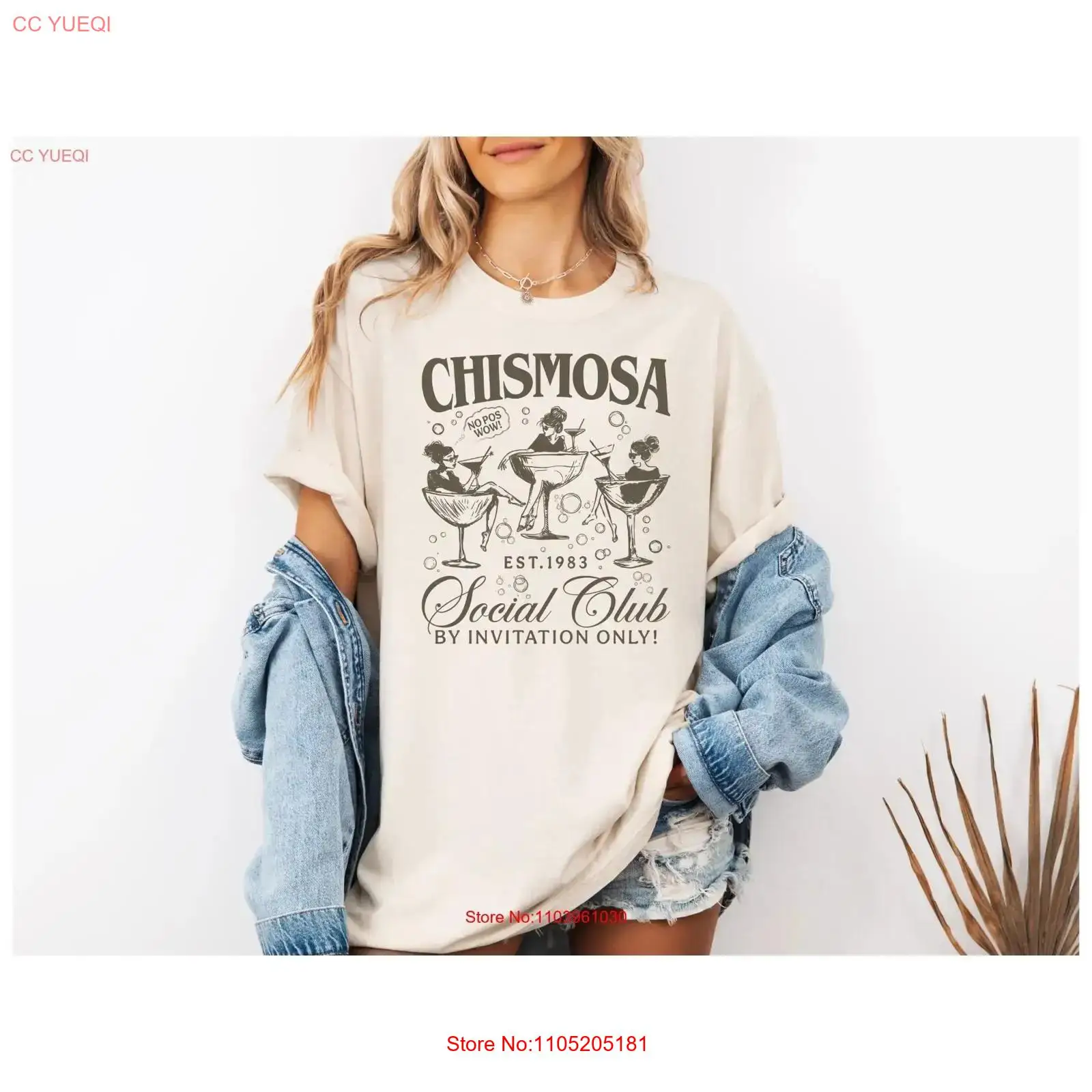 Vintage Fashion Club - Chismosa Social Club T Shirt Funny