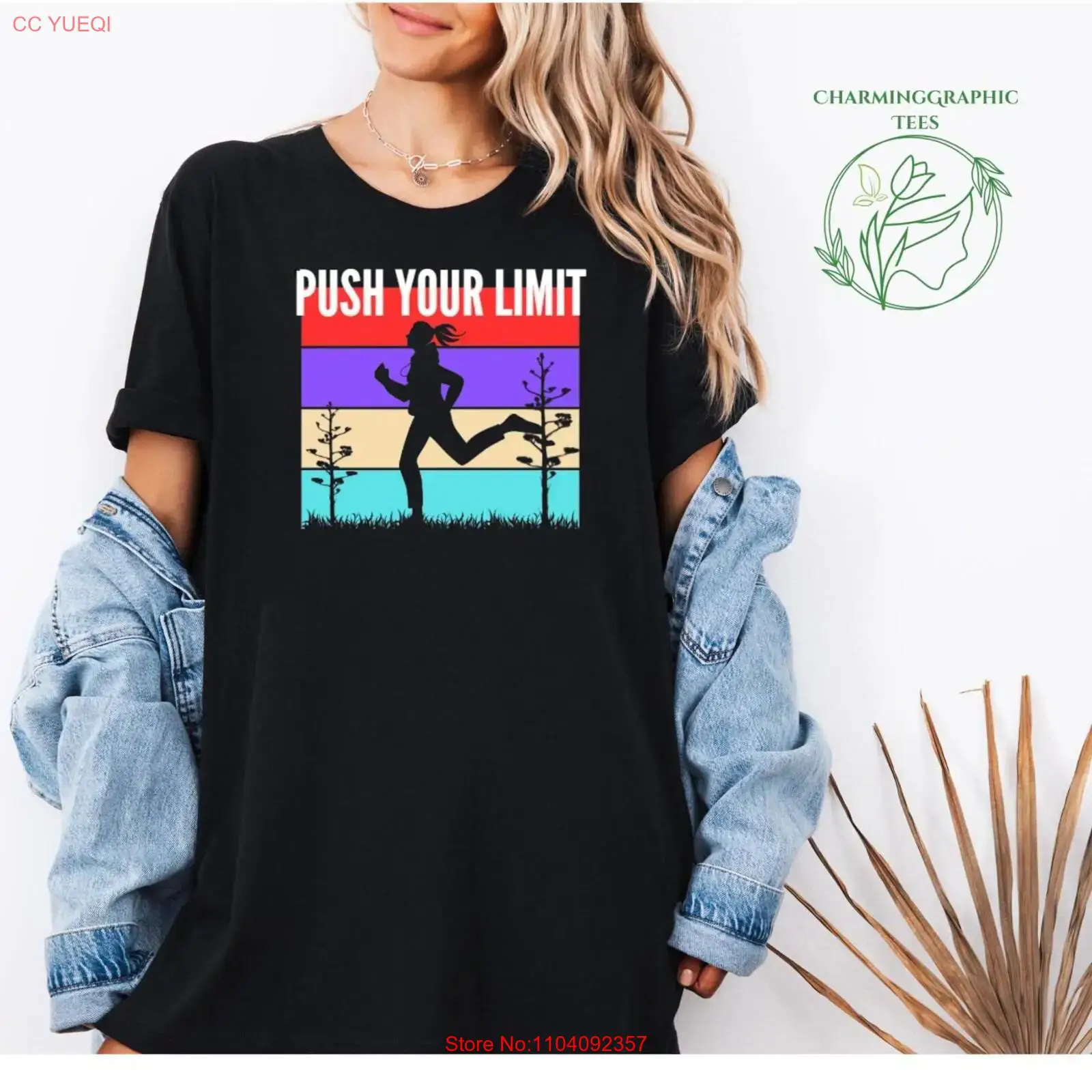 Vintage Fashion Quotes - Retro Push the limits T shirt