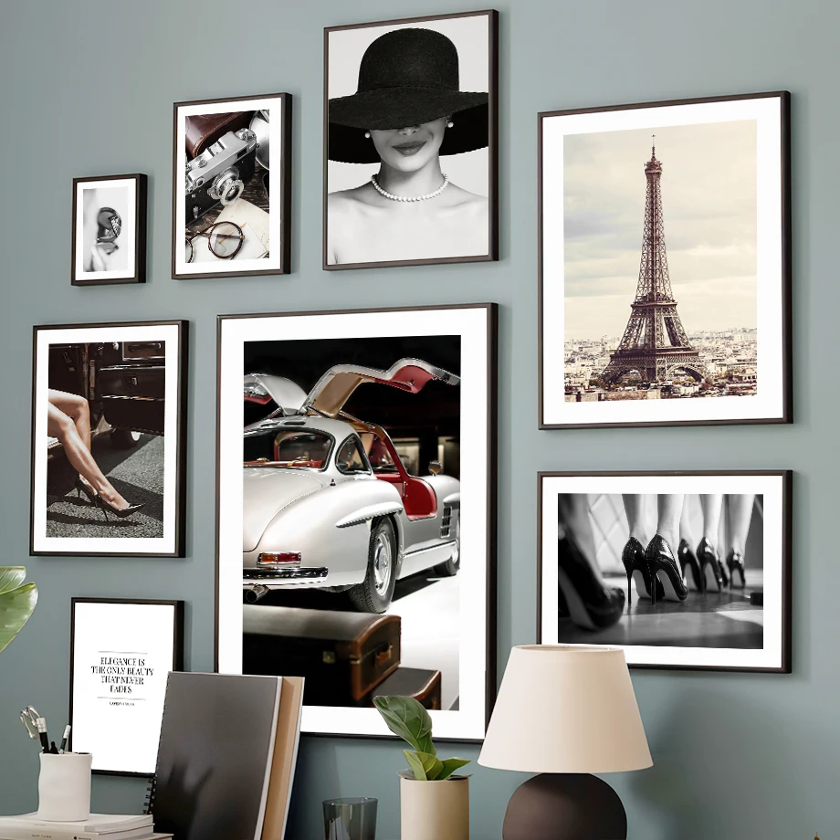 Vintage Fashion Paris - Paris Towel Vintage Car Camera Fashion