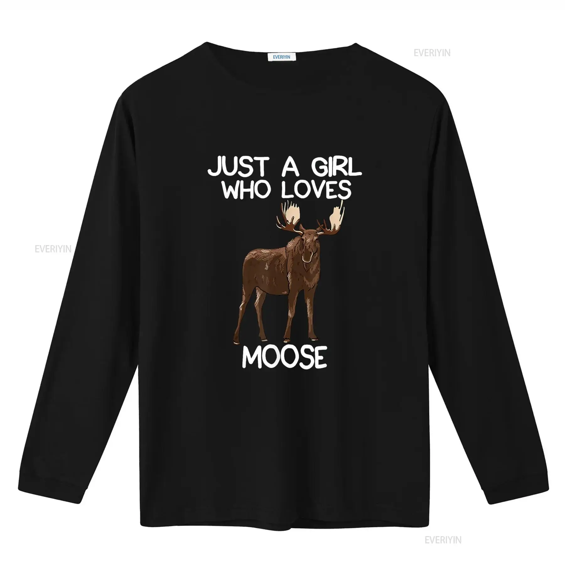 Just A Girl Who Loves Moose Fu - Vintage Fashion Quotes recensie en prijs