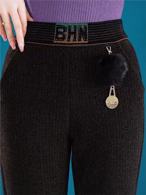 Shiny Sequin Fleece Lined Chin - Mom Jean High Rise recensie en prijs
