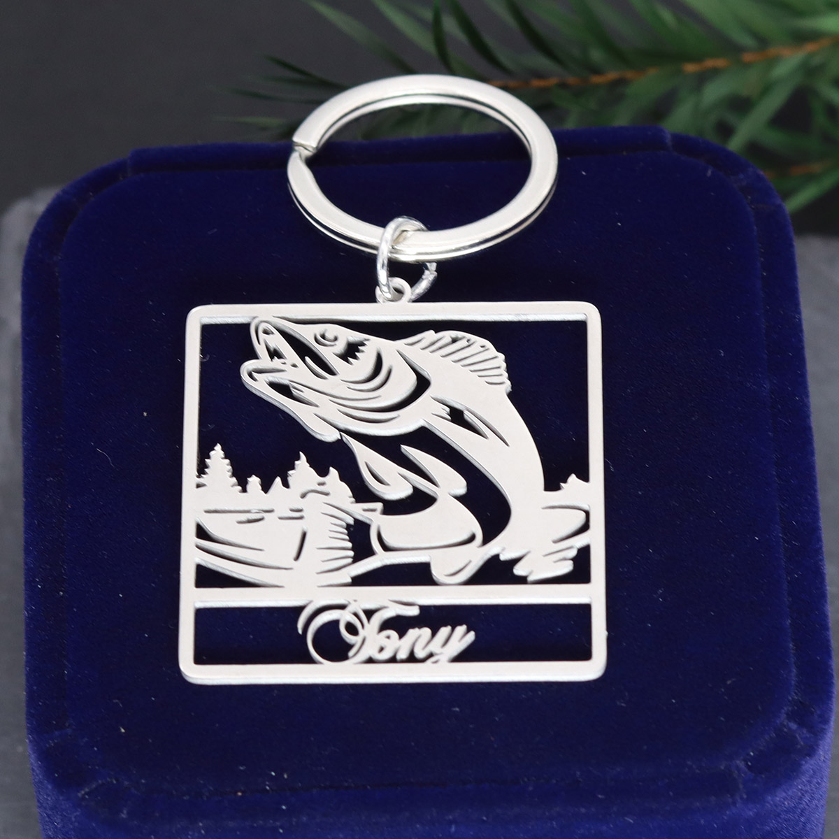 Custom Name Fish Keychain Pers - Vintage Fashion Names recensie en prijs