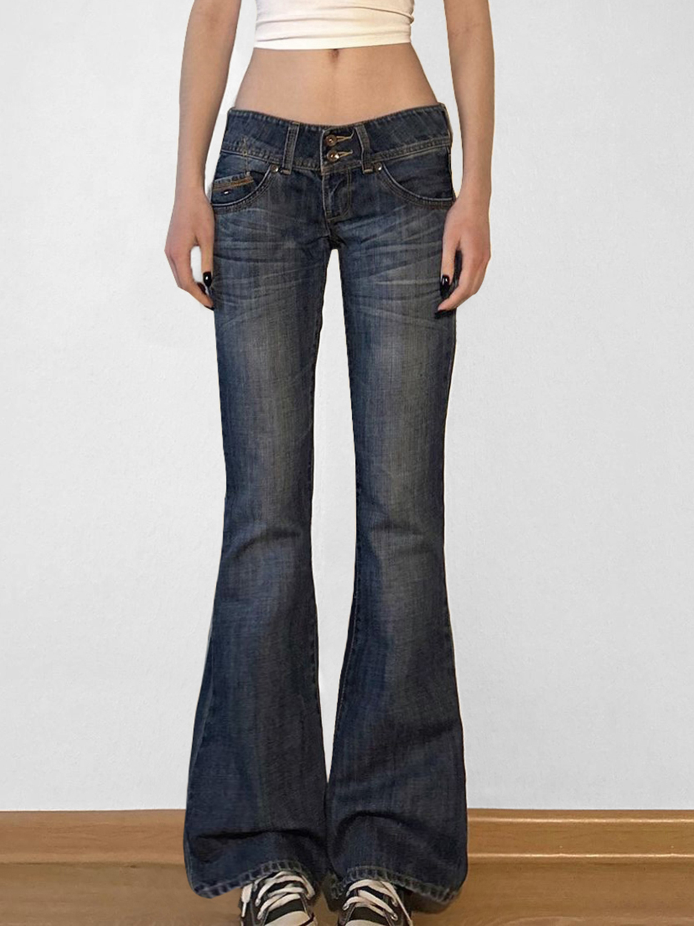 Vintage y2k Flared Jeans Retro - Mom Jean High Rise recensie en prijs