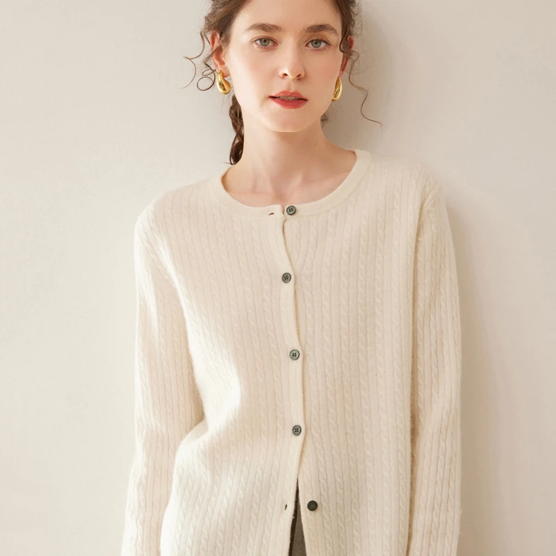 WinvyNee Women's Cashmere Meri - Crop Cardigan Vintage recensie en prijs
