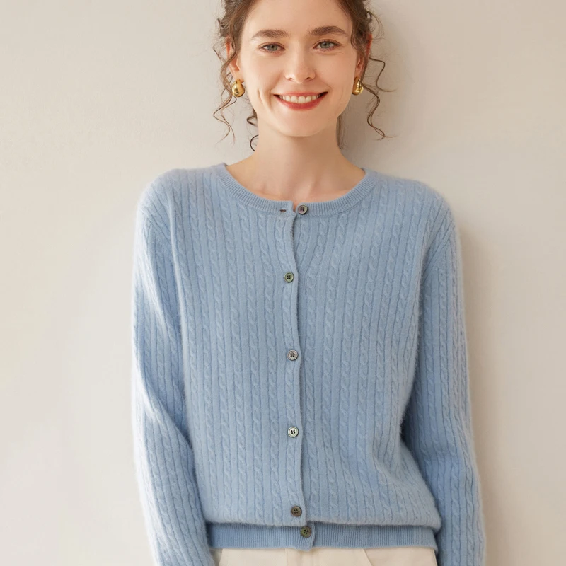 WinvyNee Women's Cashmere Meri - Crop Cardigan Vintage recensie en prijs
