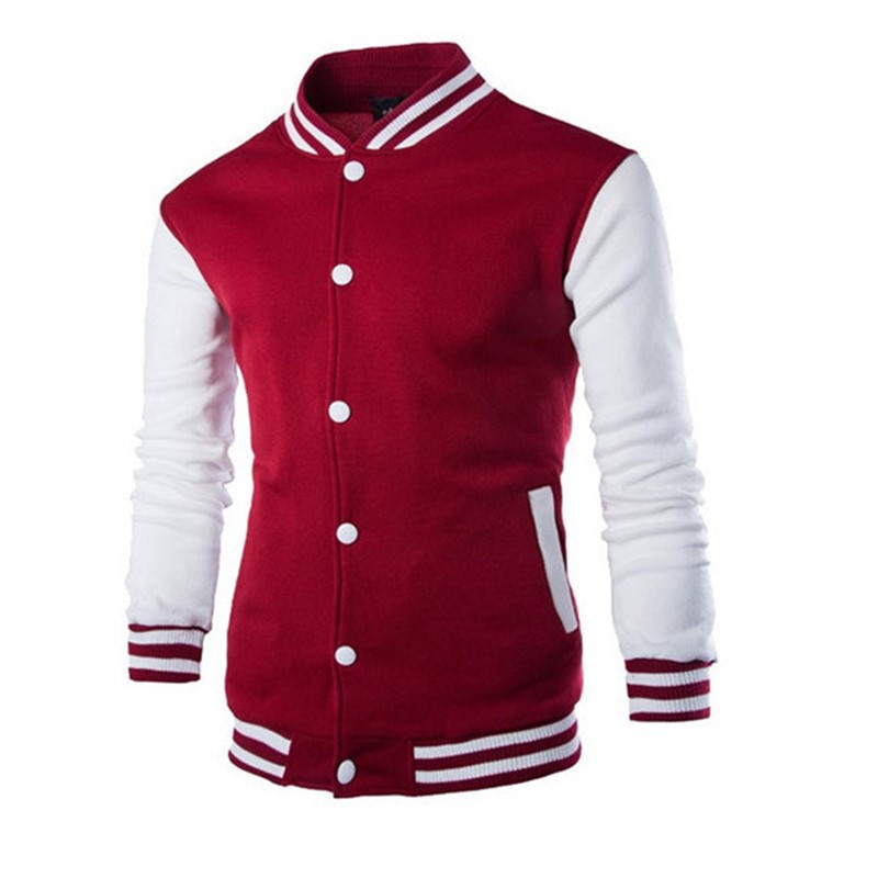 Hoodies Men Baseball Jacket Me - Varsity Jacket Wool recensie en prijs