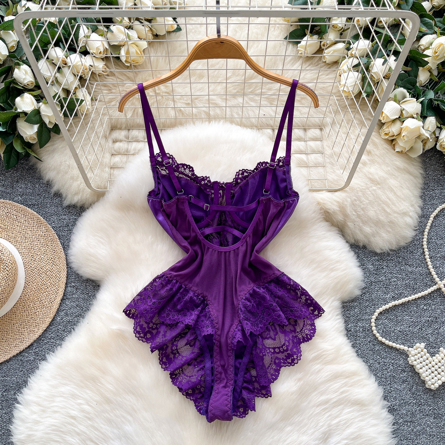 vintage bodysuits Spliced sati - Vintage Fashion Club recensie en prijs