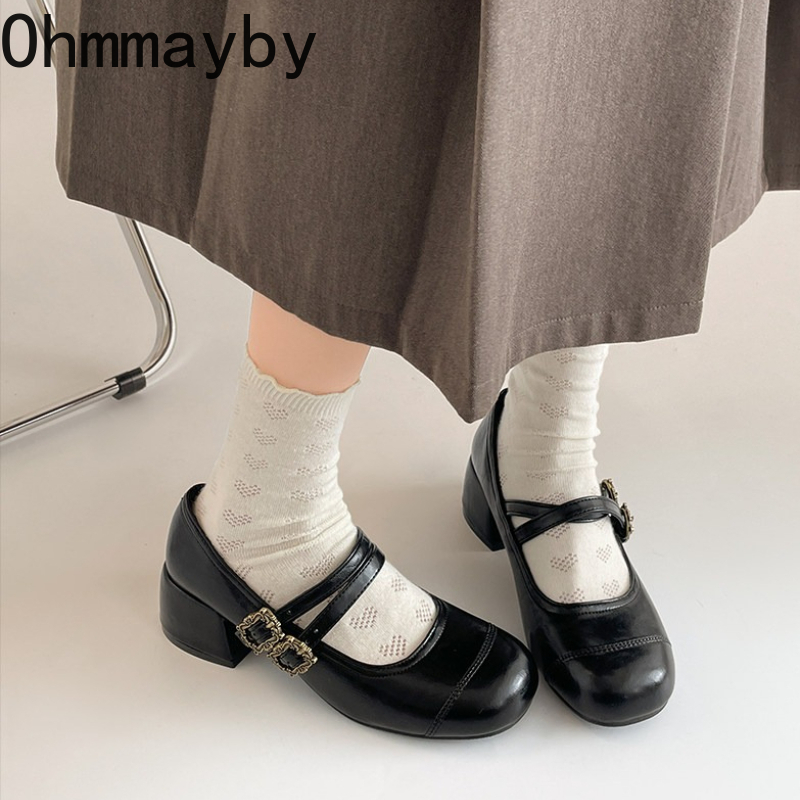 Vintage Thick Heel Women Mary  - Vintage Fashion Girl recensie en prijs