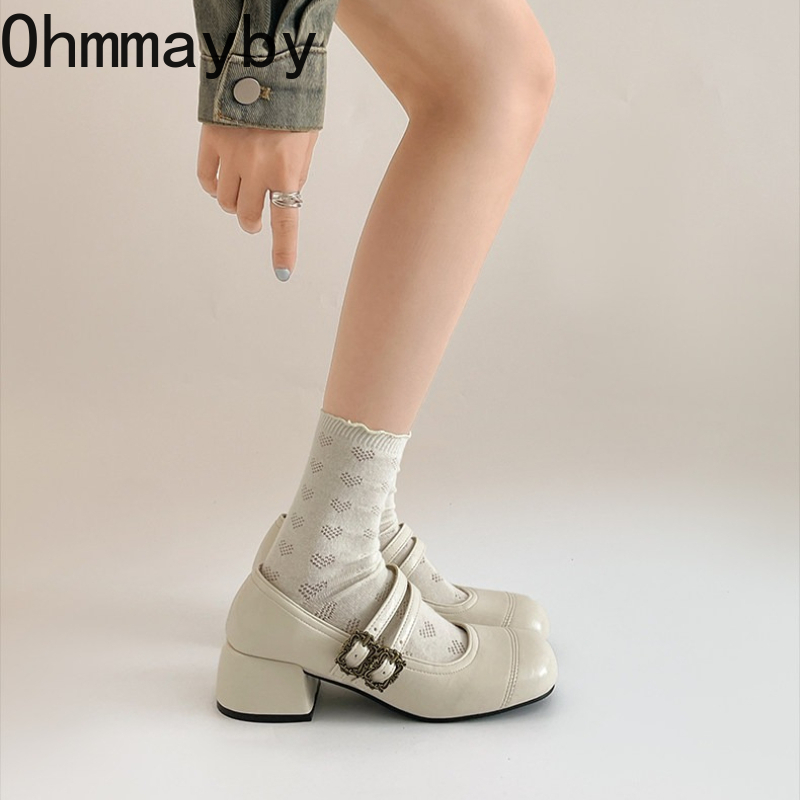 Vintage Thick Heel Women Mary  - Vintage Fashion Girl recensie en prijs