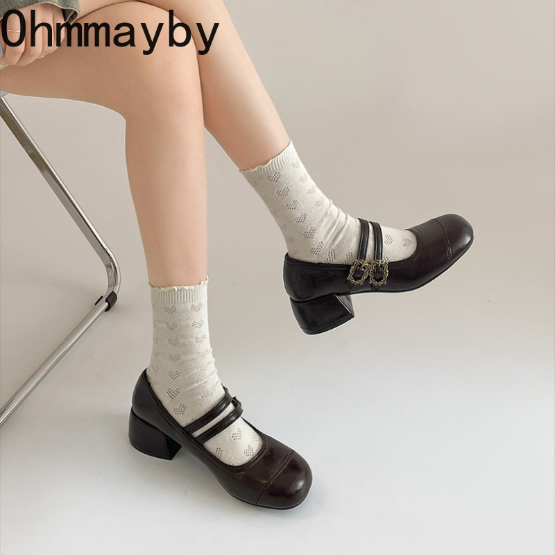 Vintage Thick Heel Women Mary  - Vintage Fashion Girl recensie en prijs