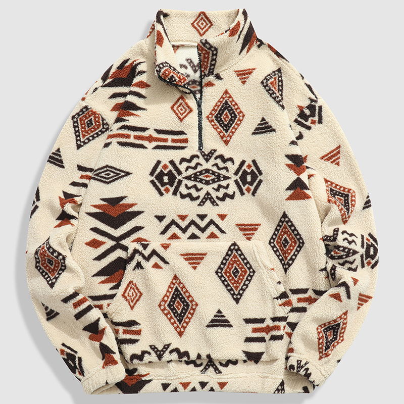 Men's fleece jacket,half-zippe - Varsity Jacket Wool recensie en prijs