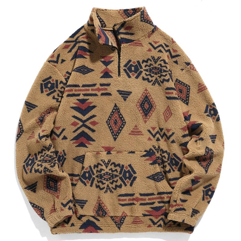 Men's fleece jacket,half-zippe - Varsity Jacket Wool recensie en prijs