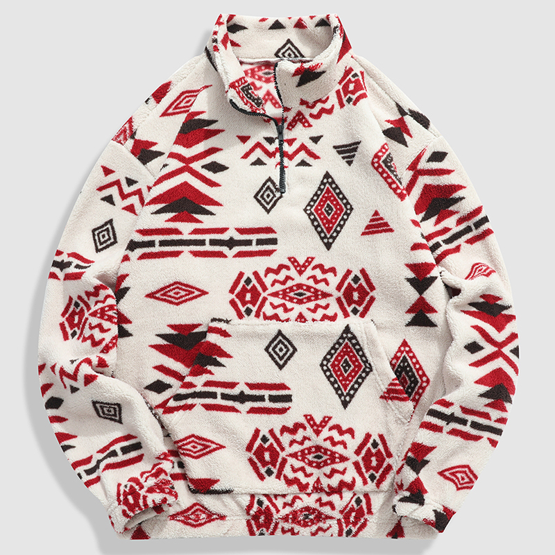 Men's fleece jacket,half-zippe - Varsity Jacket Wool recensie en prijs