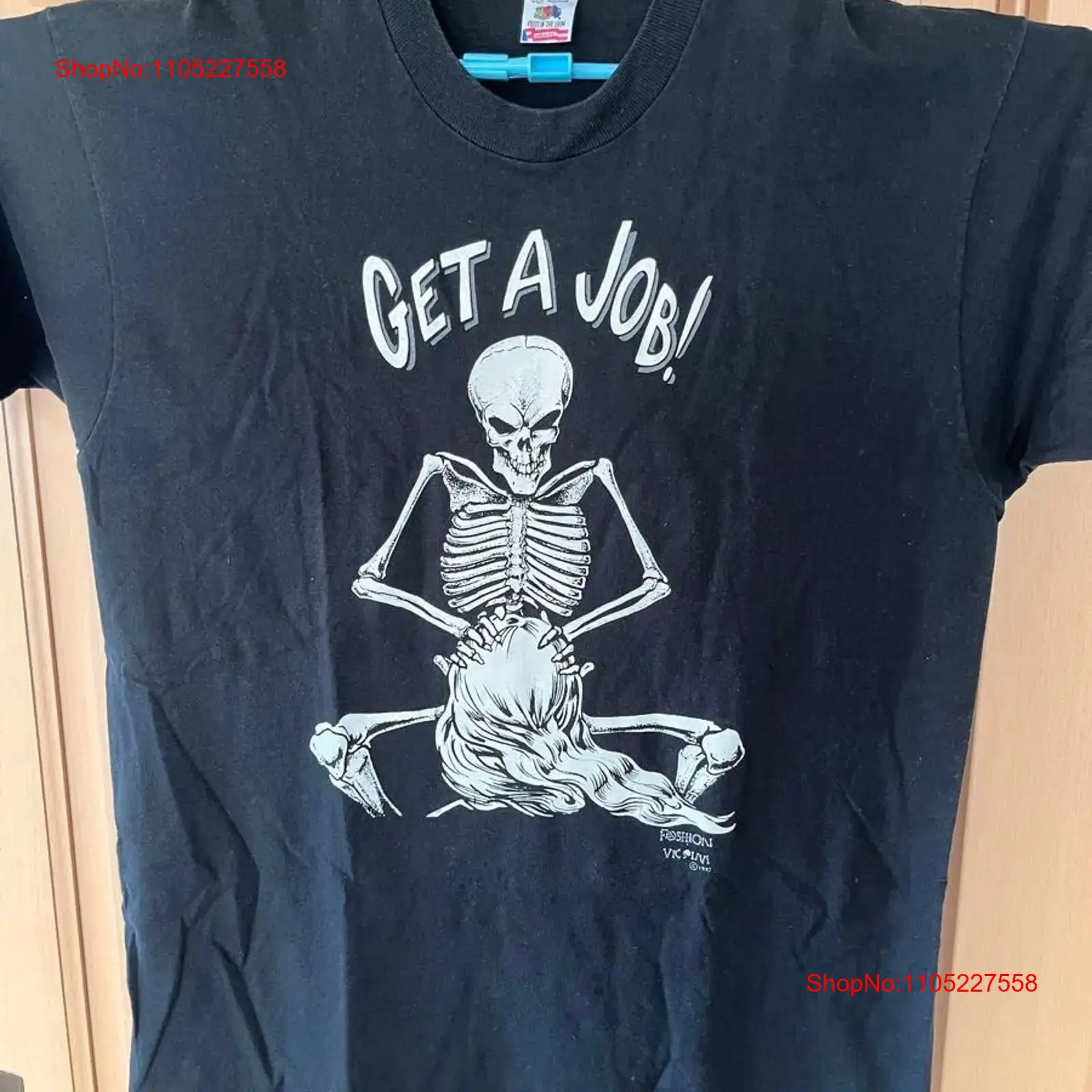 Get A Job T shirt Black FASHIO - Vintage Fashion Victim recensie en prijs
