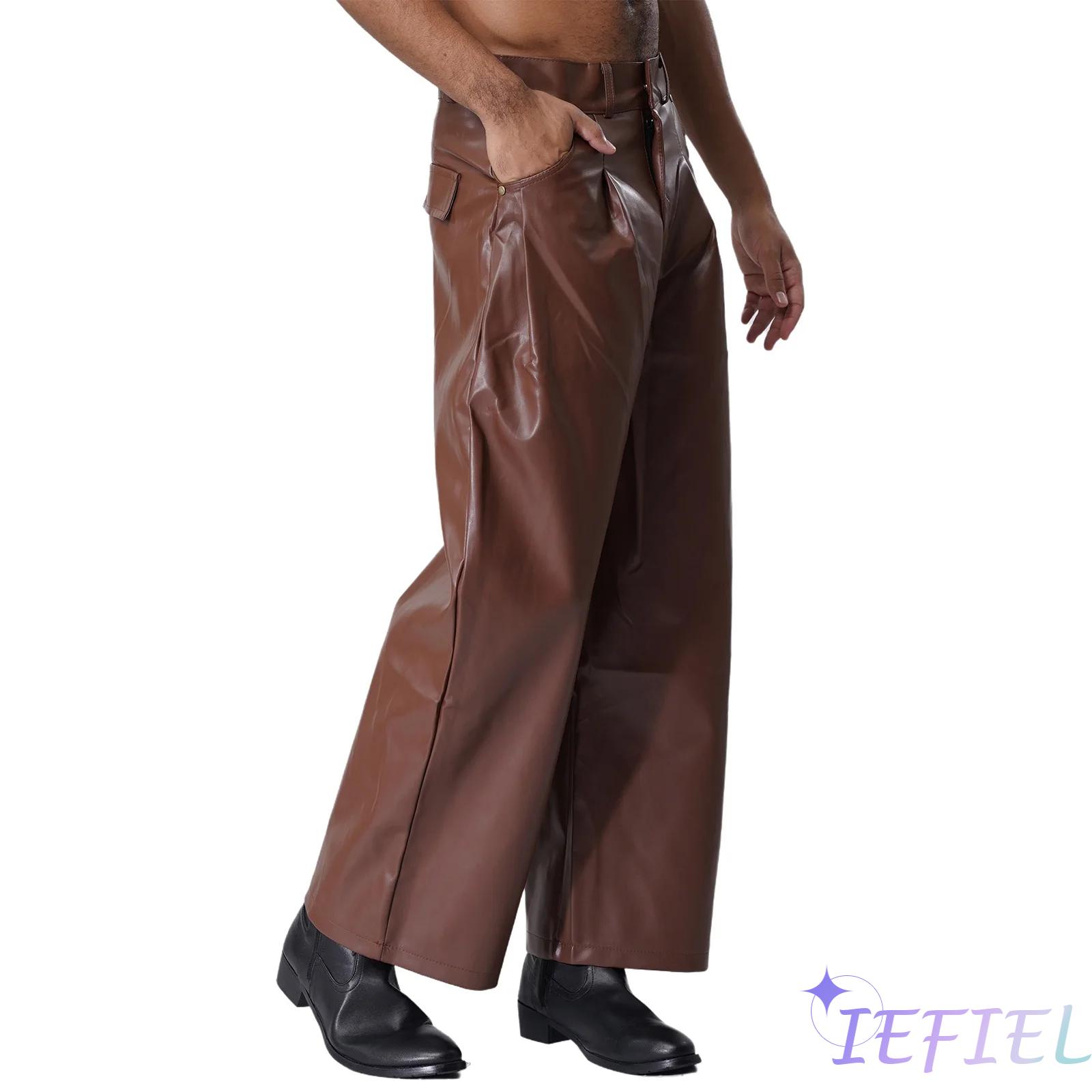 Mens Fashionable Matte Faux Le - Vintage Fashion Club recensie en prijs