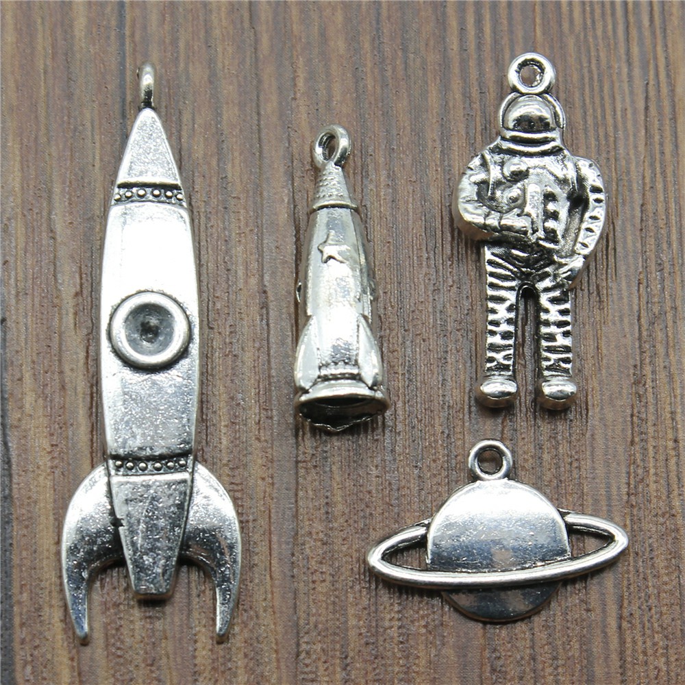 10pcs Charms Rocket Antique Si - Vintage Fashion Wholesale recensie en prijs