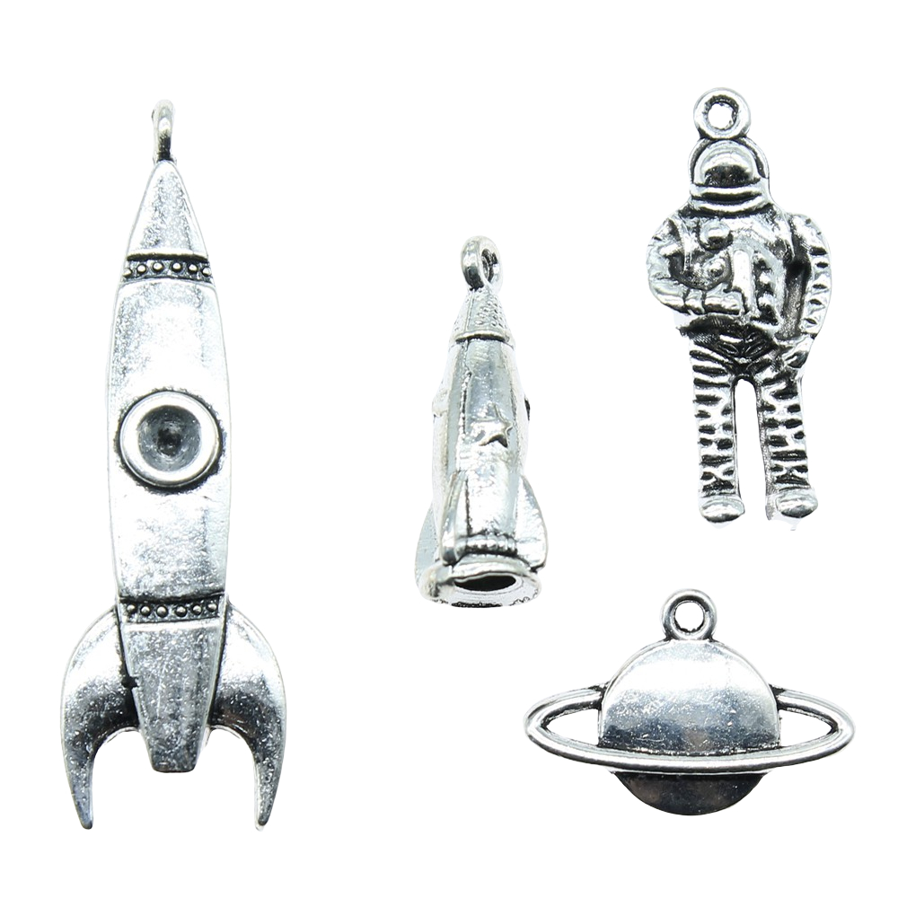 10pcs Charms Rocket Antique Si - Vintage Fashion Wholesale recensie en prijs