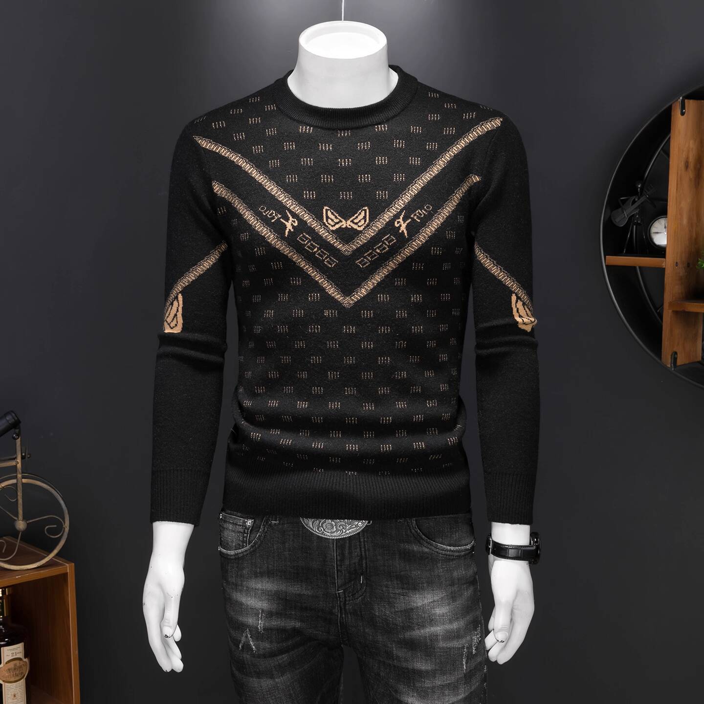 Vintage Fashion Sweater Men Wi - Vintage Fashion Club recensie en prijs