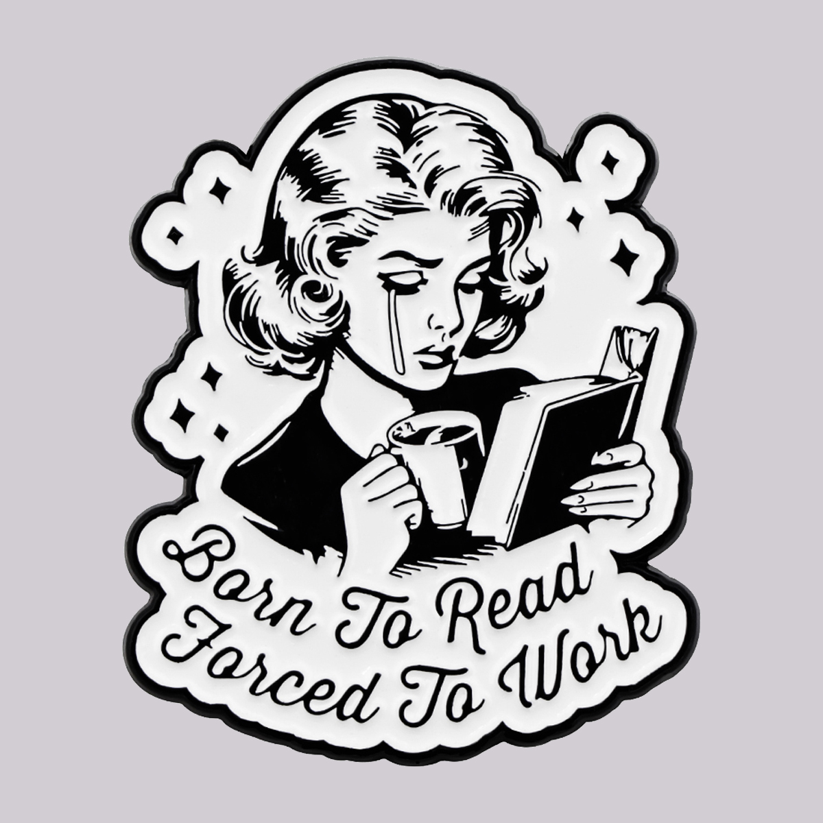 Bookworm Quotes Enamel Pin Rea - Vintage Fashion Quotes recensie en prijs