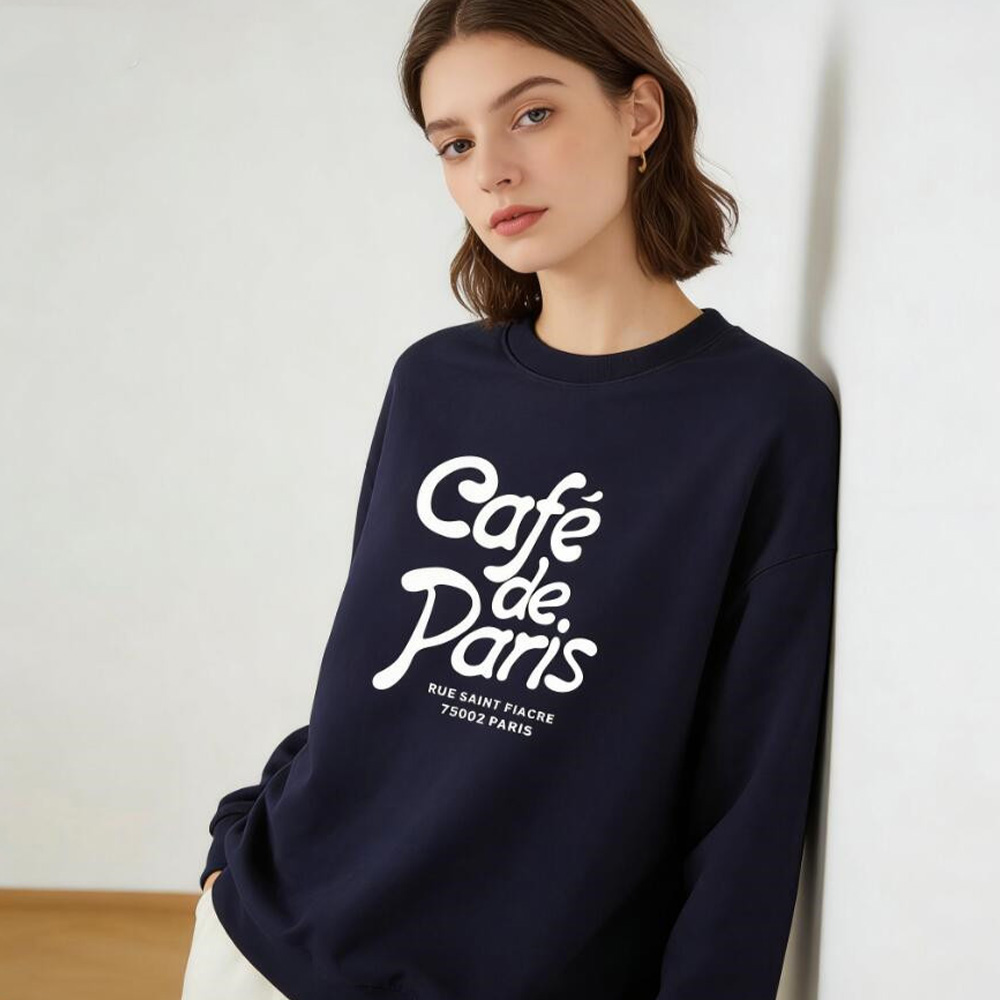 Cafe de Paris Letters Printing - Vintage Fashion Paris recensie en prijs
