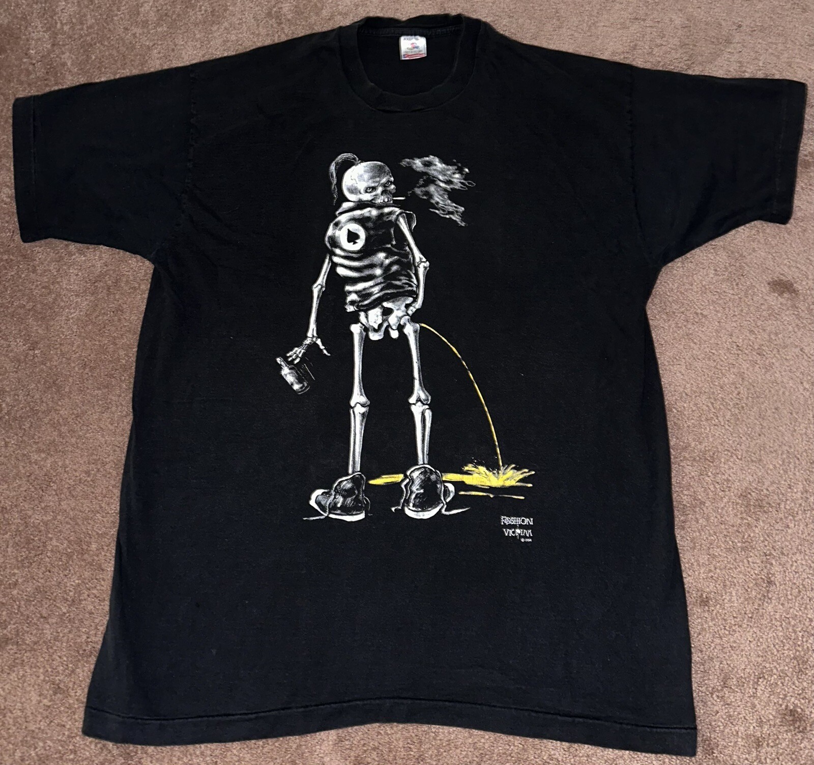 Vintage 1994 Skeleton Grunge S - Vintage Fashion Victim recensie en prijs