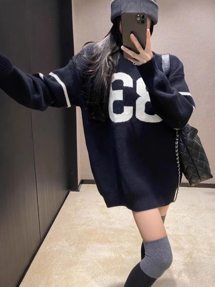 Y2K Vintage Knitted Sweater Wo - Vintage Women Fashion recensie en prijs