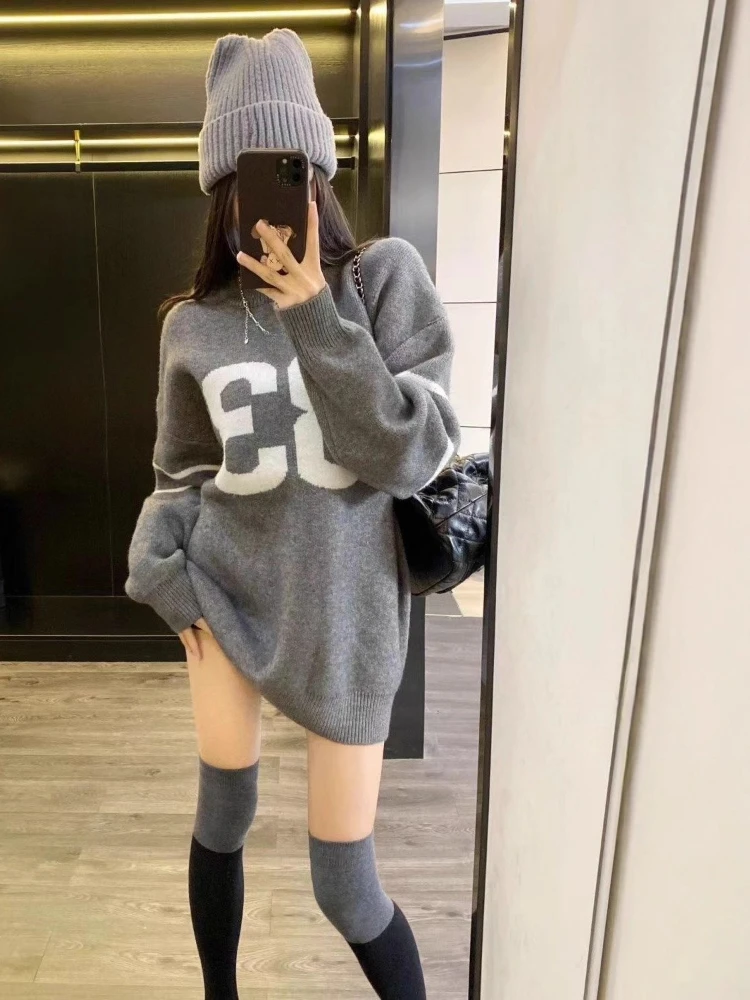 Y2K Vintage Knitted Sweater Wo - Vintage Women Fashion recensie en prijs