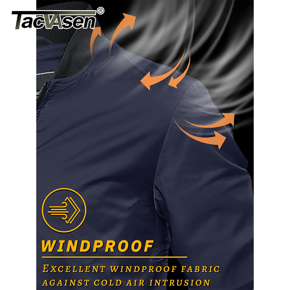 TACVASEN Men's Varsity Jacket  - Varsity Jacket Wool recensie en prijs