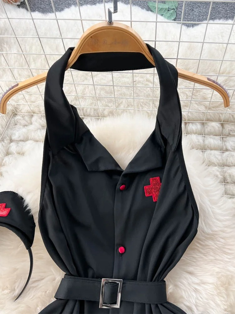 Erotic Fashion Sexy Halter Lin - Vintage Women Fashion recensie en prijs