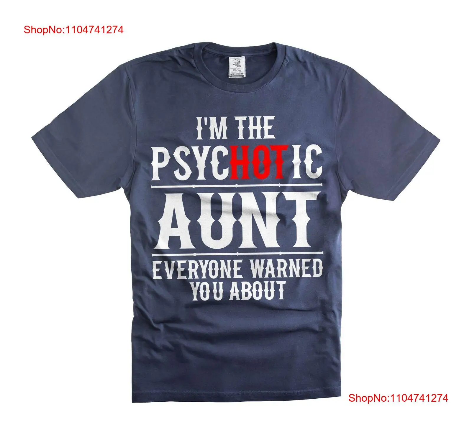 Funny Aunt T Shirt Psychotic H - Vintage Fashion Meaning recensie en prijs