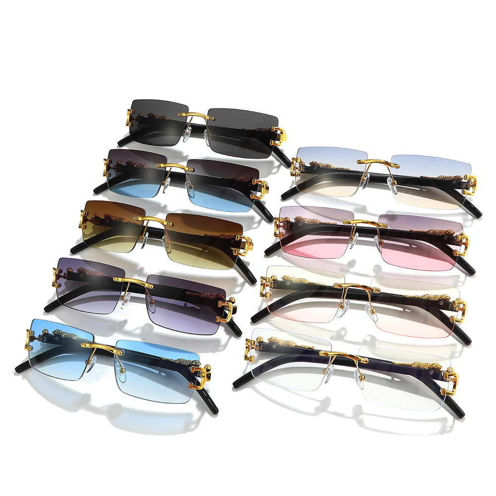 1PCS Fashion Vintage Rimless S - Vintage Fashion Girl recensie en prijs