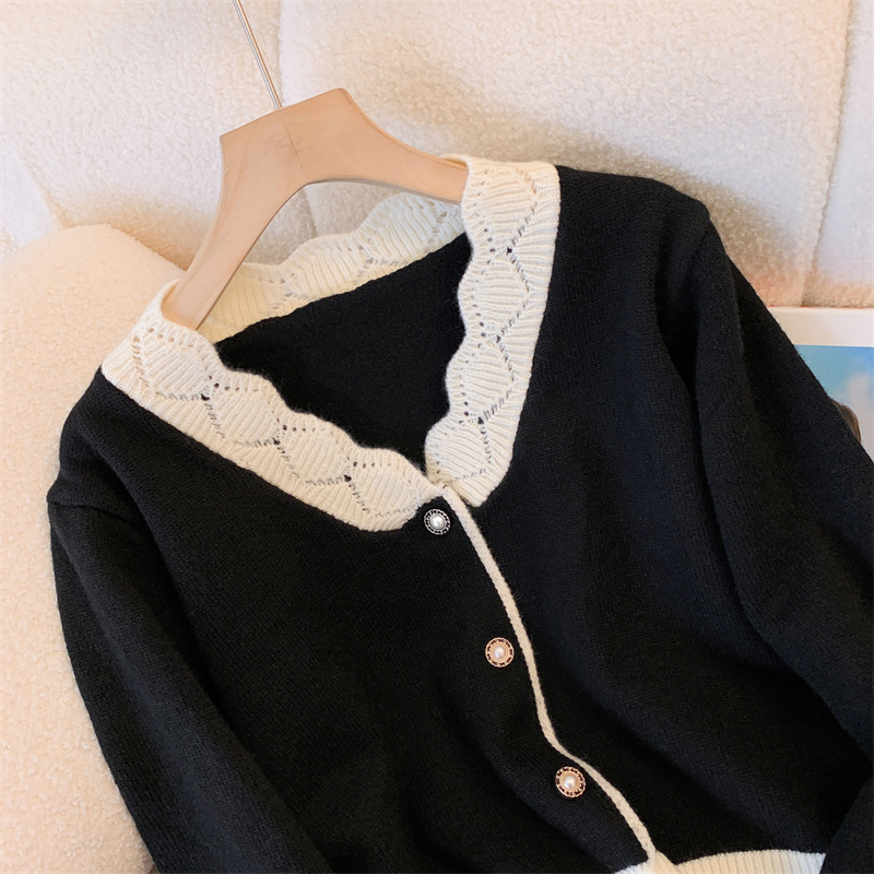 Women's Black Gothic Cropped C - Crop Cardigan Vintage recensie en prijs