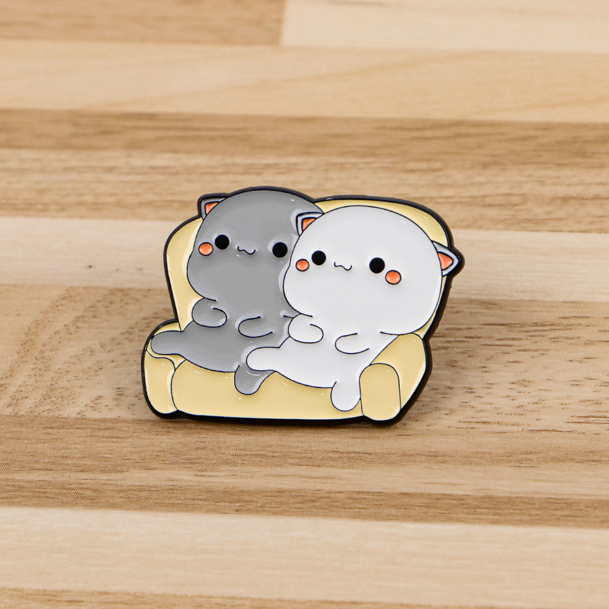 Cute Cat Quote Enamel Pin Anim - Vintage Fashion Quotes recensie en prijs