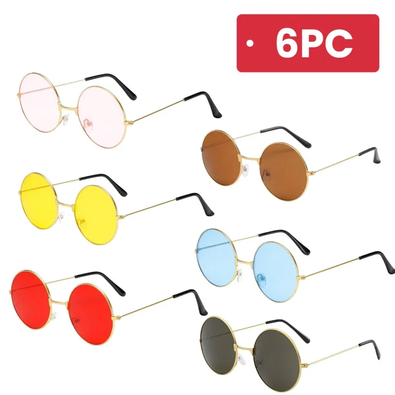 Vintage Round Colorful Sunglas - Vintage Fashion Wholesale recensie en prijs