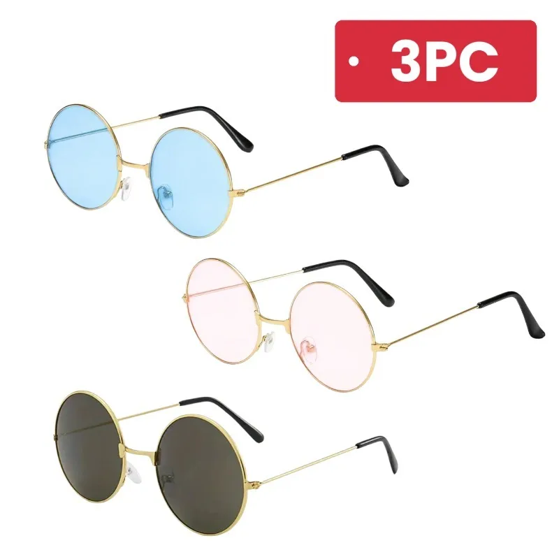 Vintage Round Colorful Sunglas - Vintage Fashion Wholesale recensie en prijs