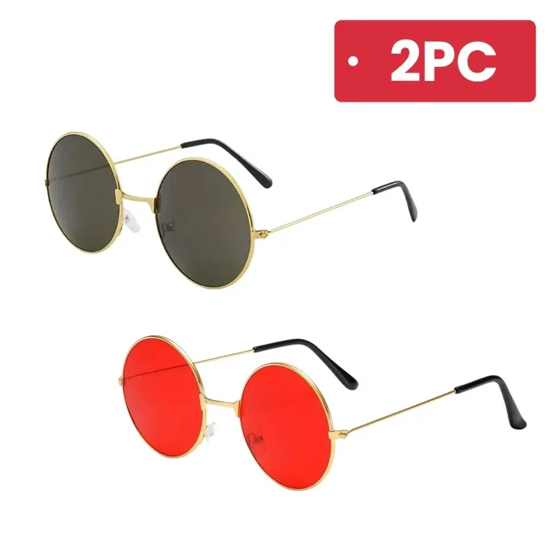 Vintage Round Colorful Sunglas - Vintage Fashion Wholesale recensie en prijs