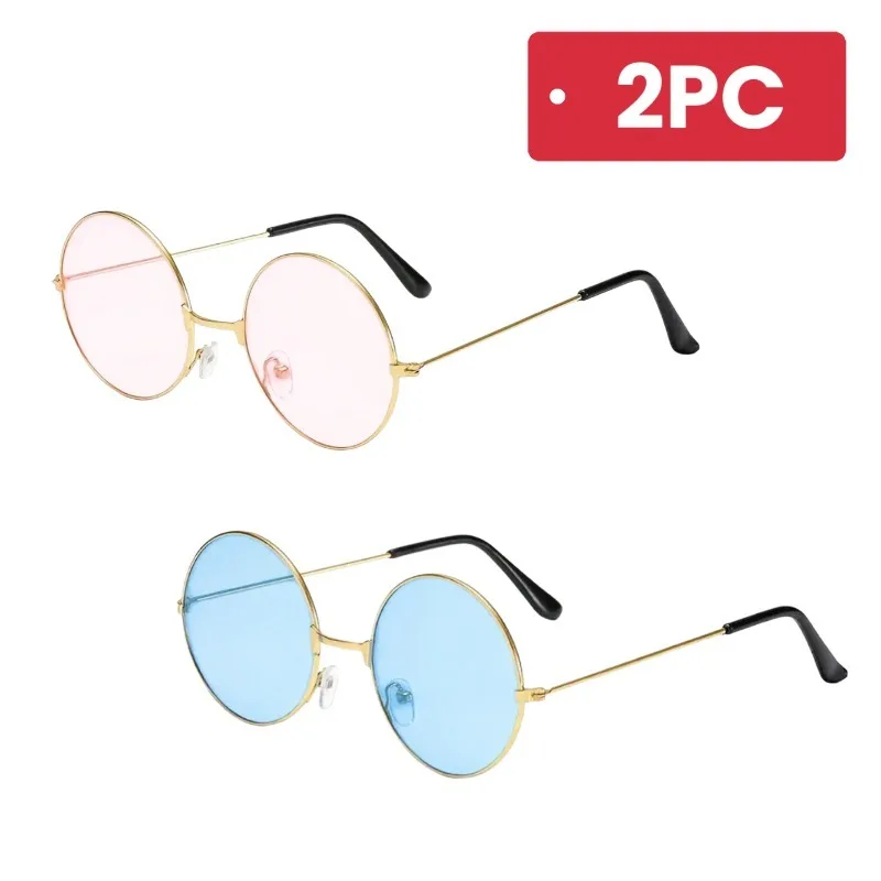 Vintage Round Colorful Sunglas - Vintage Fashion Wholesale recensie en prijs