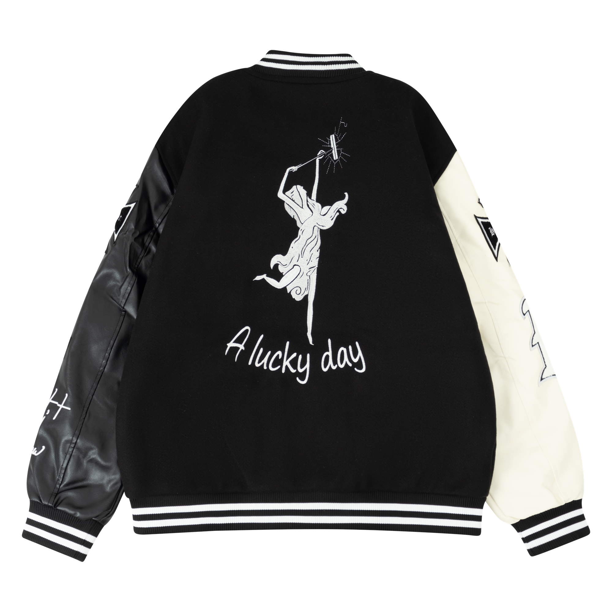 Men's Plush Inner Bomber Jacke - Varsity Jacket Wool recensie en prijs
