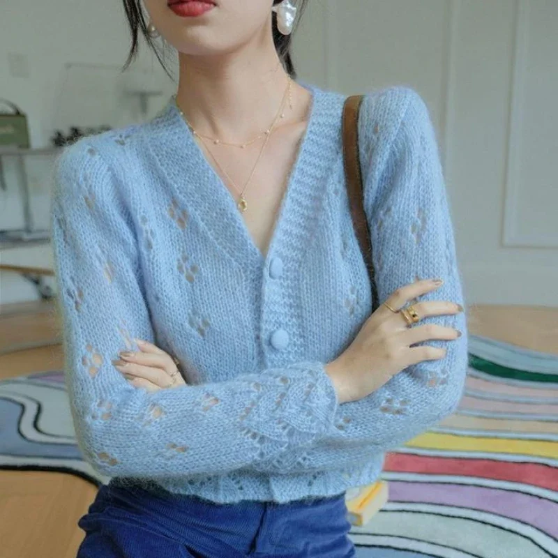 Women's Sweater Kawaii Cardiga - Crop Cardigan Vintage recensie en prijs