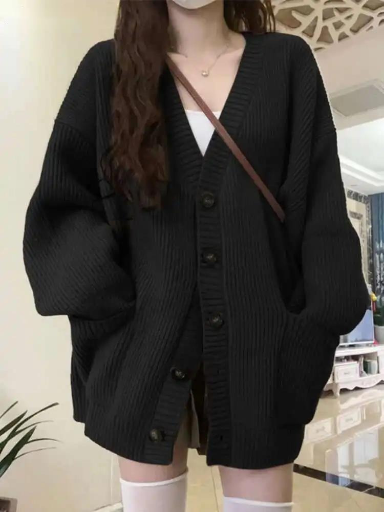 Loose Cardigan Women Long Slee - Crop Cardigan Vintage recensie en prijs