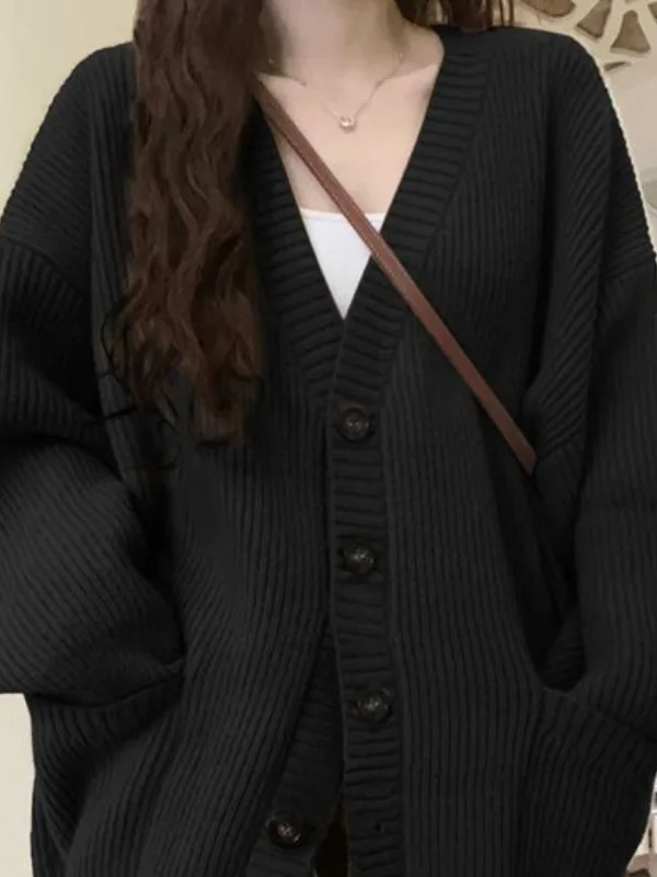 Loose Cardigan Women Long Slee - Crop Cardigan Vintage recensie en prijs
