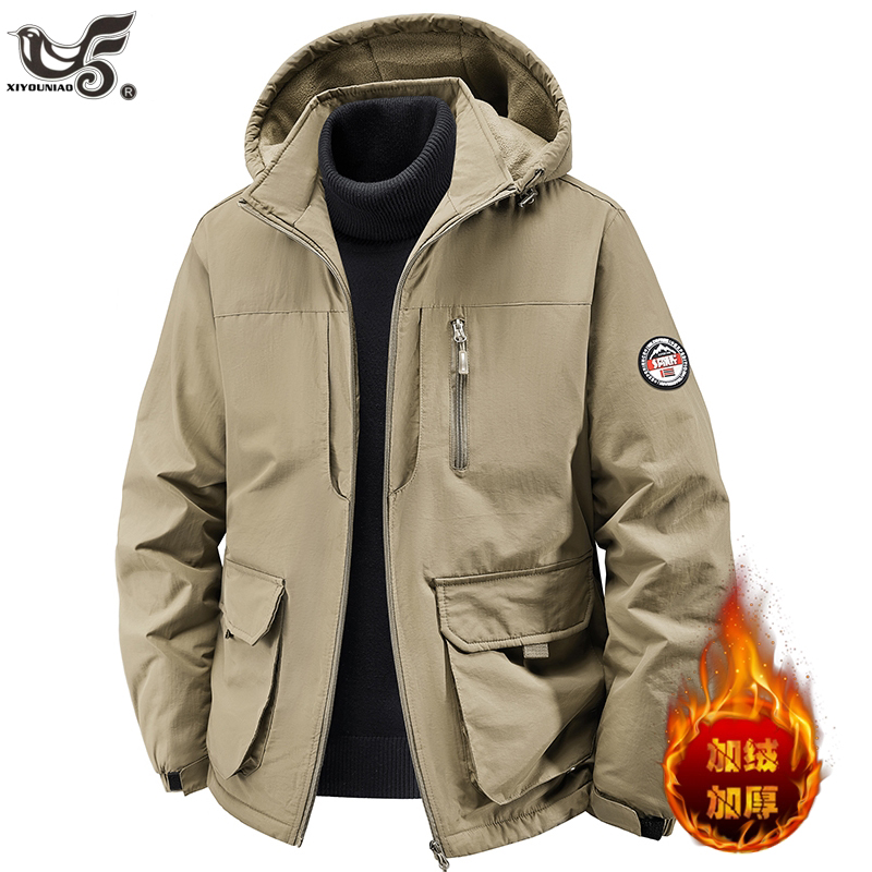 Plus Size 7XL 8XL Men Parkas T - Varsity Jacket Wool recensie en prijs