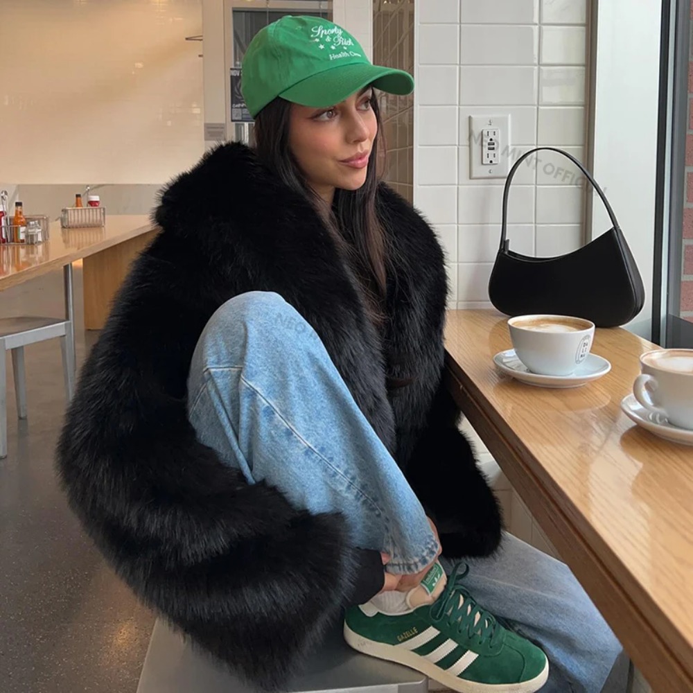 Faux Fur Coat Fashion Shawl Co - Vintage Fashion Wholesale recensie en prijs