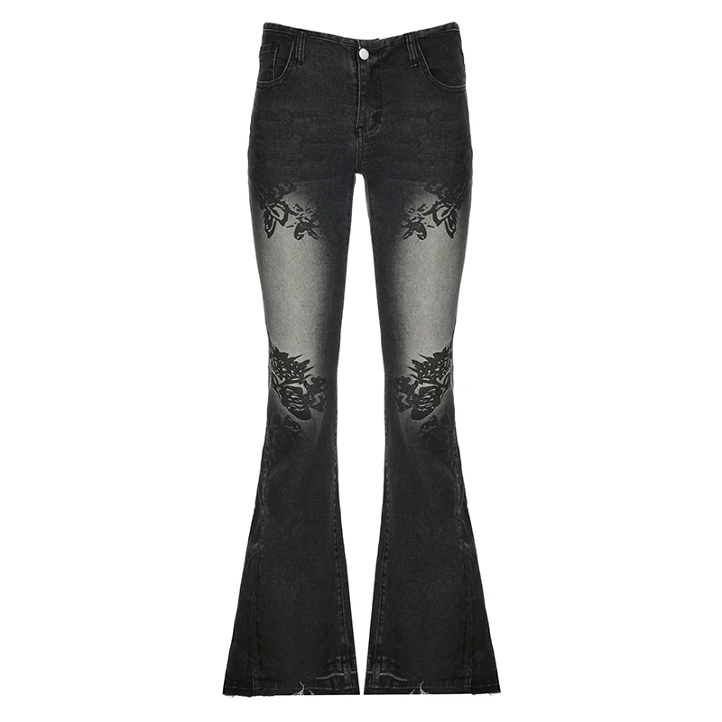 Streetwear y2k Flare Jeans Dis - Mom Jean High Rise recensie en prijs