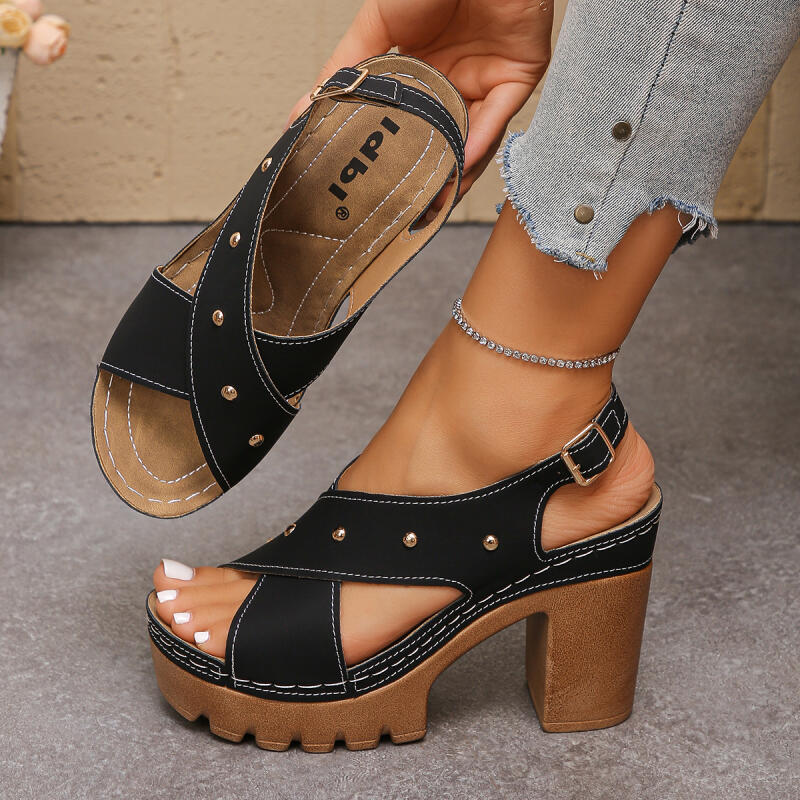 Vintage Super High Heel Cross  - Vintage Women Fashion recensie en prijs
